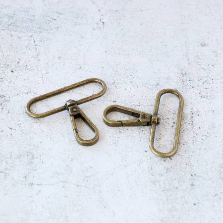 1-1/2 Swivel Hooks (Set of 2) - Antique Brass – Brooklyn Craft
