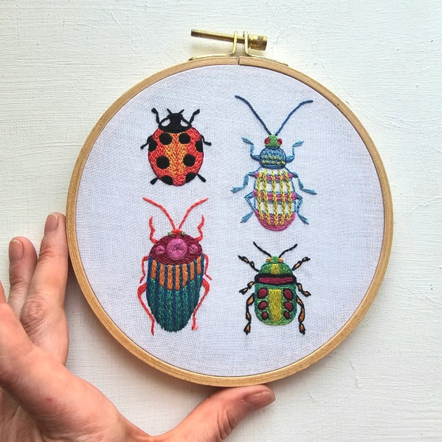 Beetle Collection Embroidery Kit