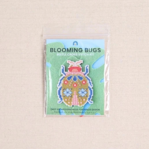 Blooming Bugs Beetle Cross Stitch Kit