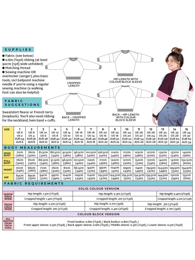 Drew Sweatshirt Pattern Tilly and the Buttons