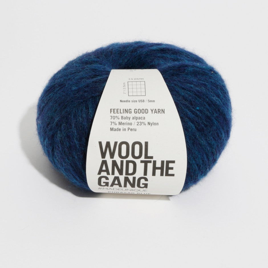 Wool and the Gang Feeling Good Yarn Wool and the Gang Curasao Blue