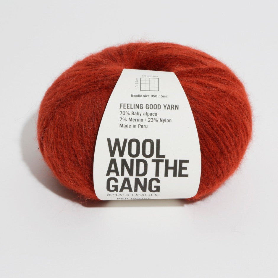 Wool and the Gang Feeling Good Yarn Wool and the Gang Red Ochre