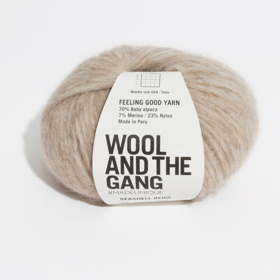 Wool and the Gang Feeling Good Yarn Wool and the Gang Seashell Beige