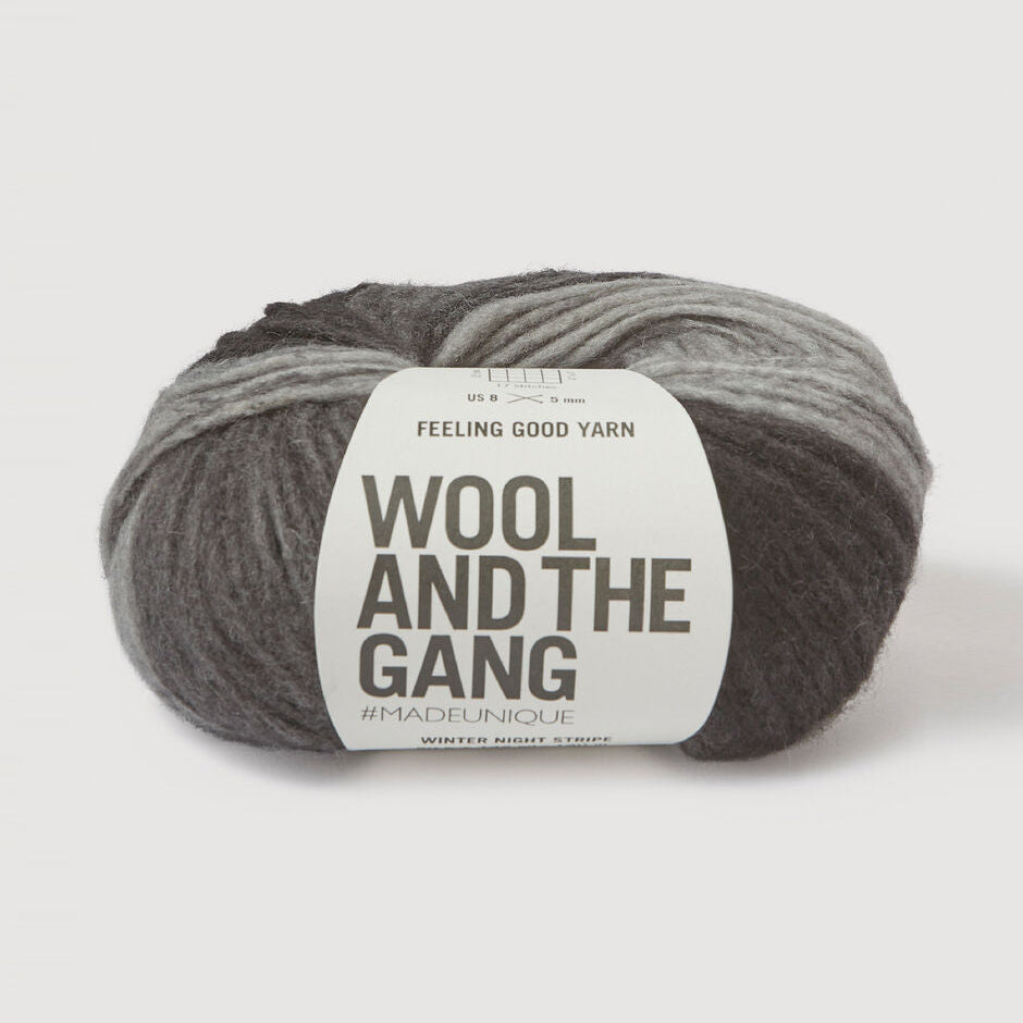 Wool and the Gang Feeling Good Stripe Yarn Wool and the Gang Winter Night Stripe