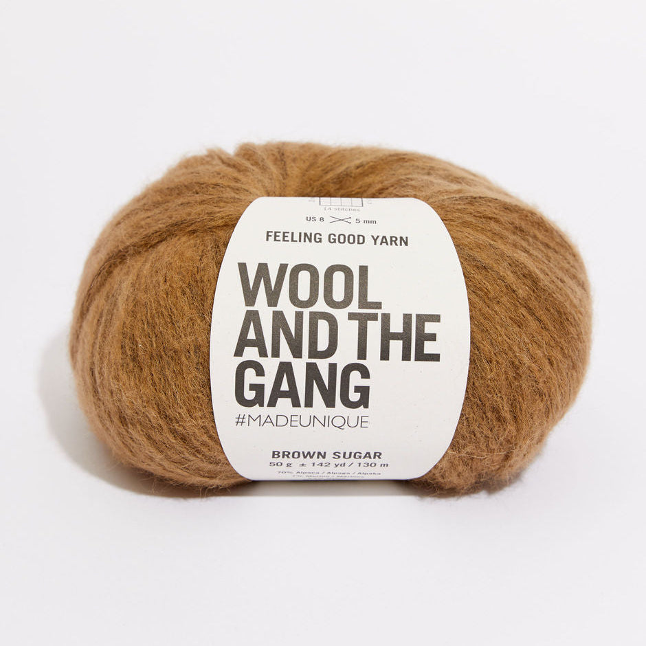 Wool and the Gang Feeling Good Yarn Wool and the Gang Brown Sugar