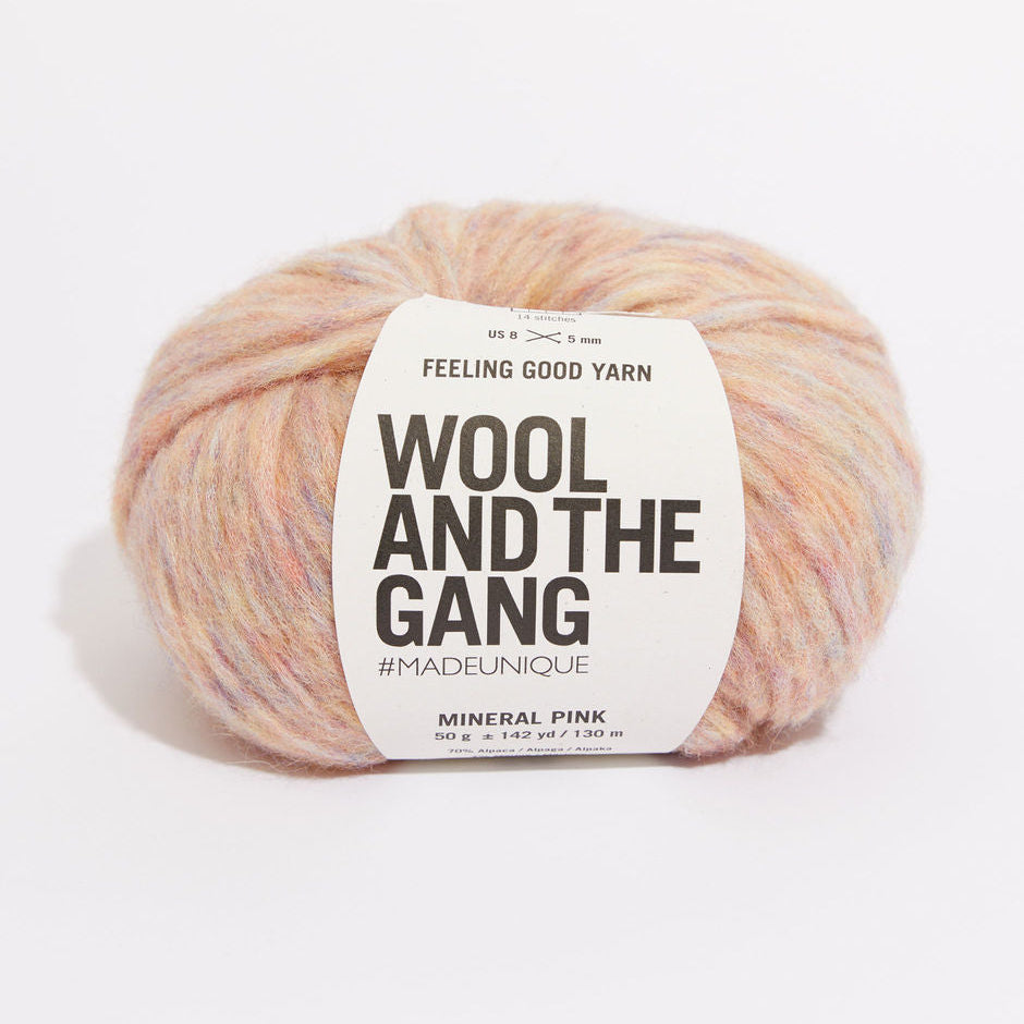 Wool and the Gang Feeling Good Yarn Wool and the Gang Mineral Pink