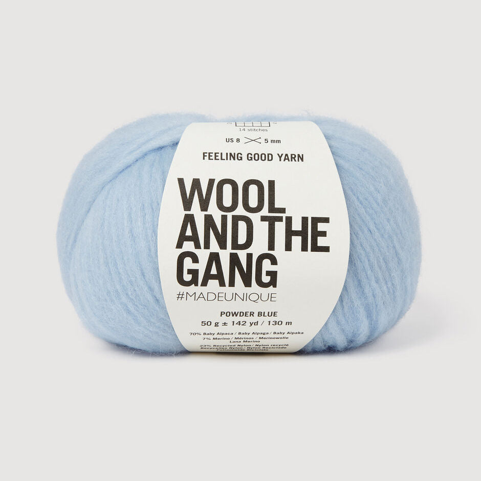 Wool and the Gang Feeling Good Yarn Wool and the Gang Powder Blue