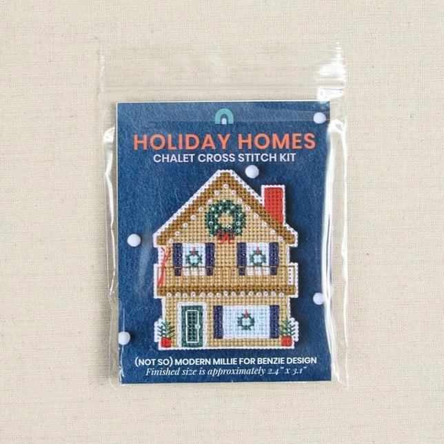 Holiday Homes Chalet Cross Stitch Kit