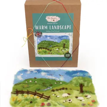 Warm Landscape Needle Felt Kit Kit The Makers