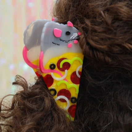 Pizza Rat Hair Claw Accessories The Peach Fuzz