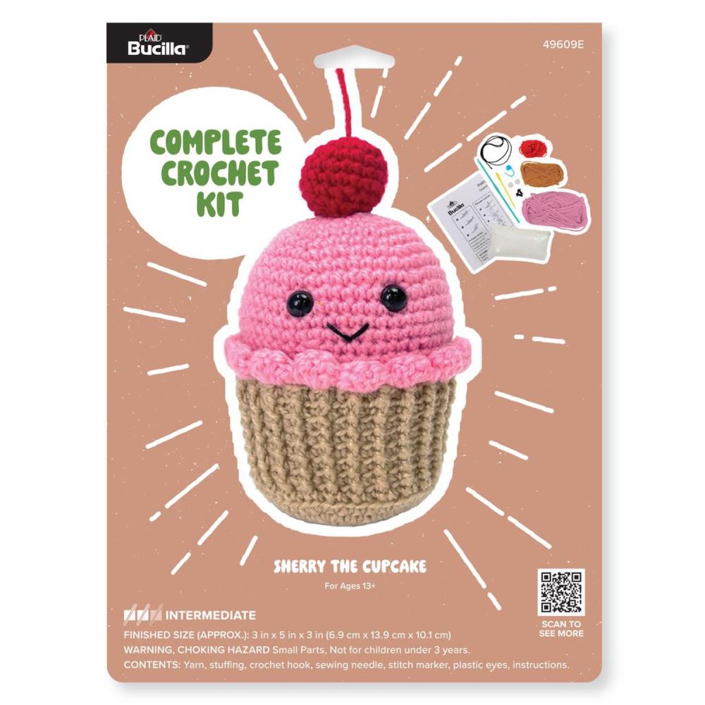 Cupcake Amigurumi Crochet Kit Kit Bucilla