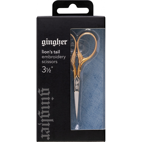 Gingher Lion's Tail Embroidery Scissors – Hobby House Needleworks