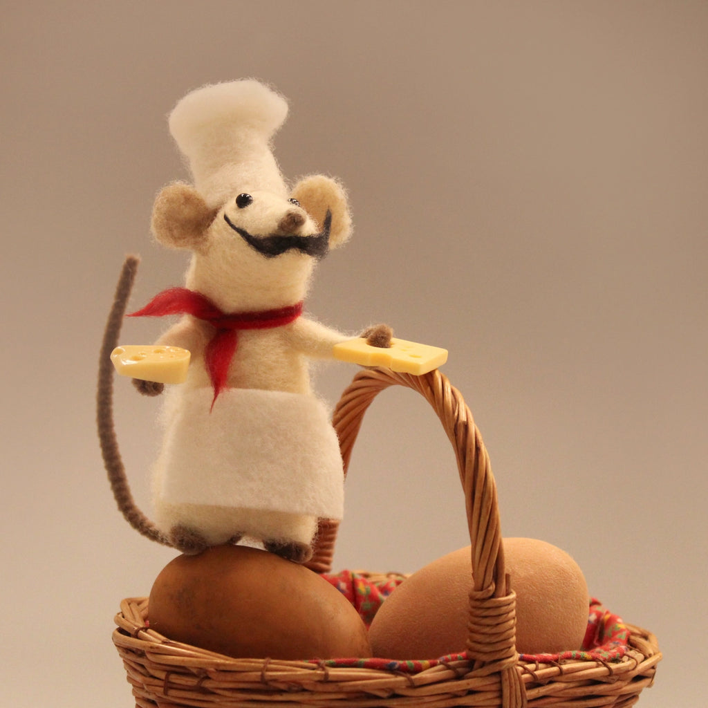 Gourmet Mouse Needle Felt Kit Kit The Makers