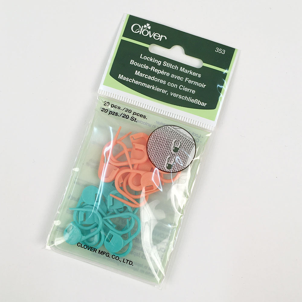 Clover Stitch Marker Rings Accessory