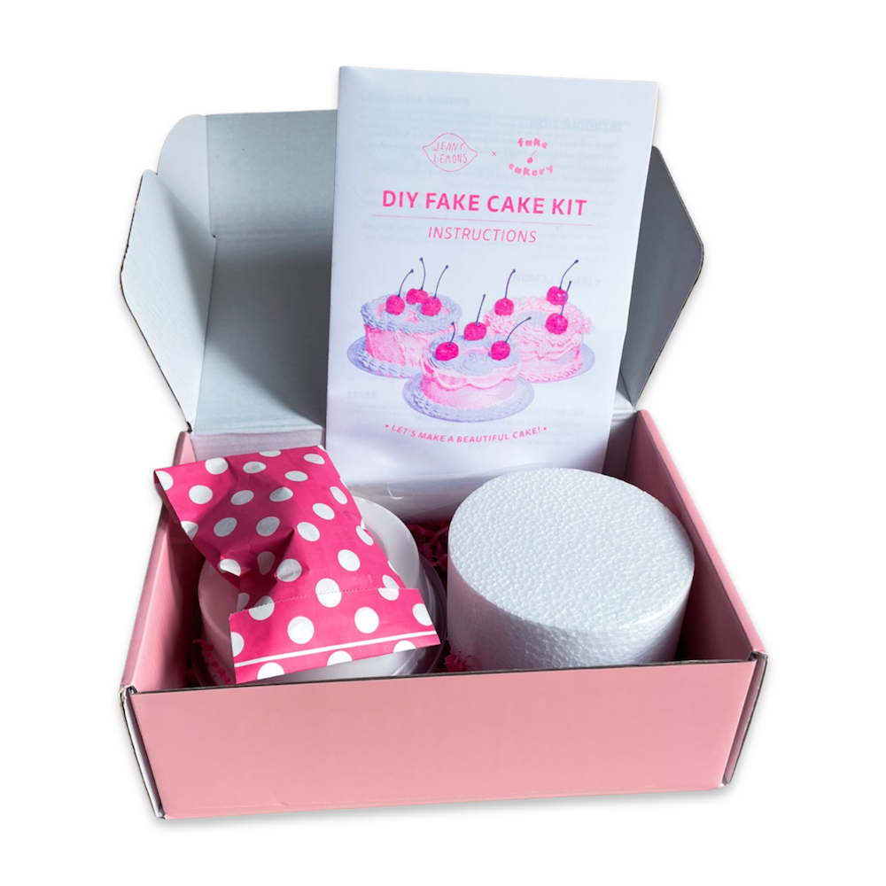 Pink Cherry Fake Cake DIY Craft Kit - Jenny Lemons – Overseasoned