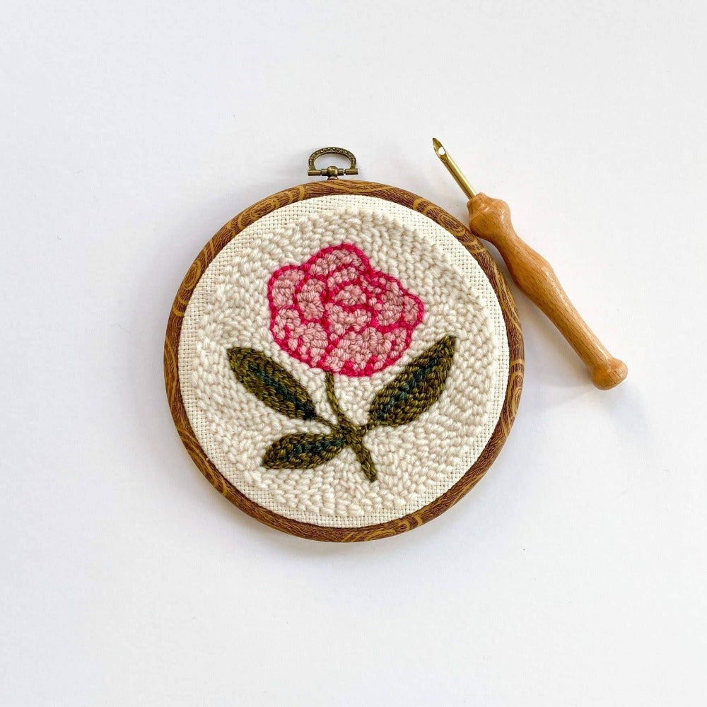 Punch Needle Kit by Arounna Khounnoraj: Flower Design