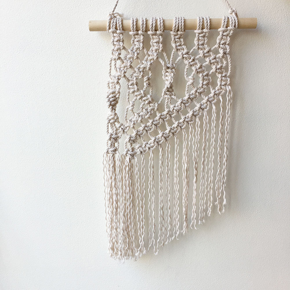 Small Rope Macrame Wall Hanging — Myriad Mind Makery