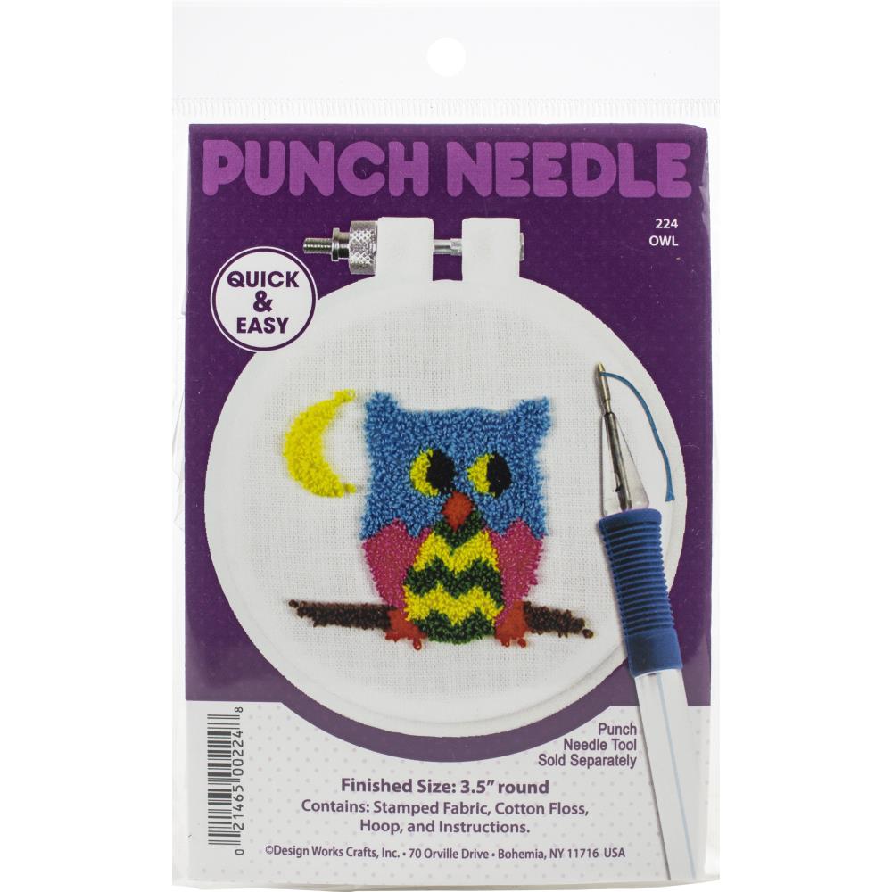 Punch embroidery kit, Punch needle embroidery tool, Tool for punch