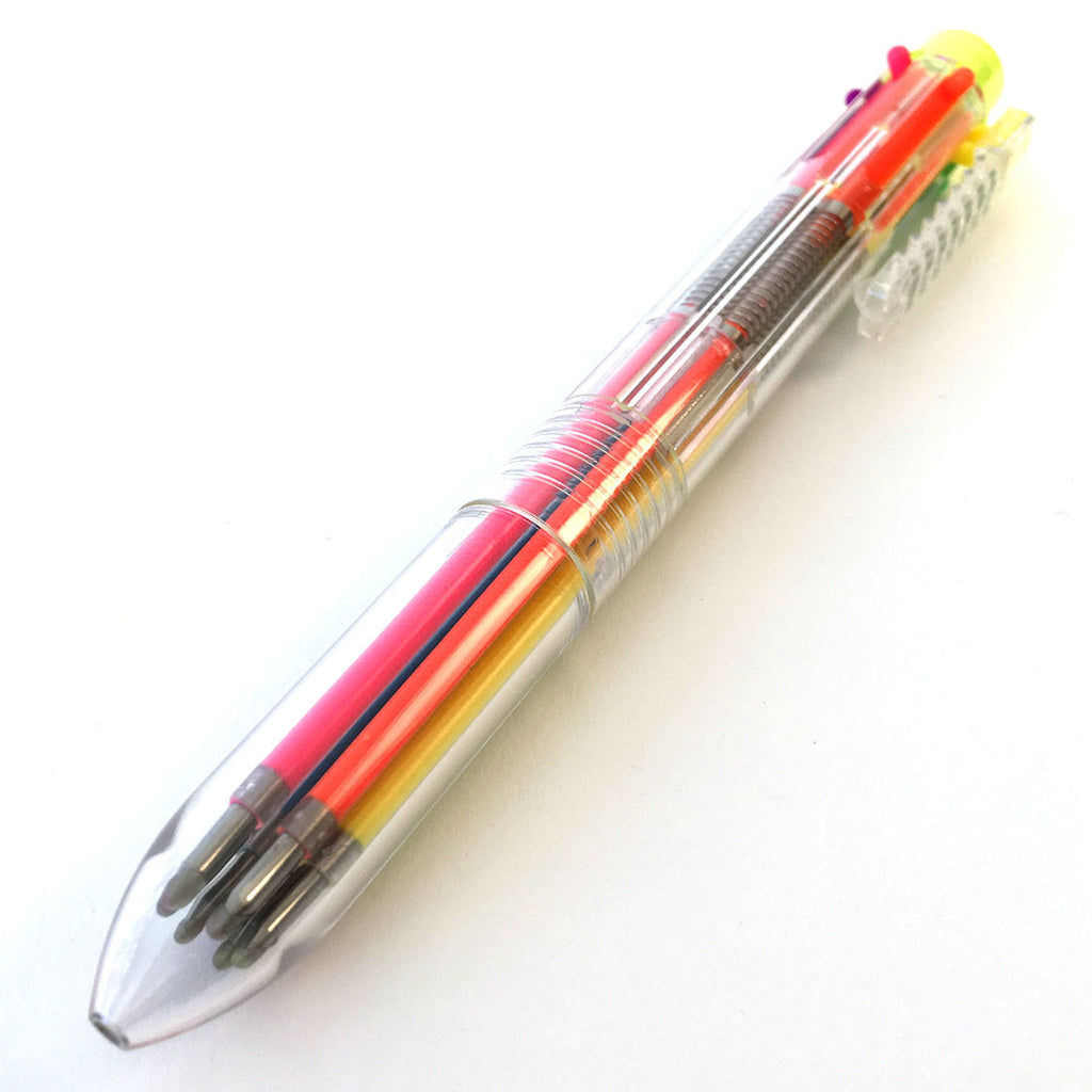 6 Neon Gel Pens ⋆ Time Machine Hobby